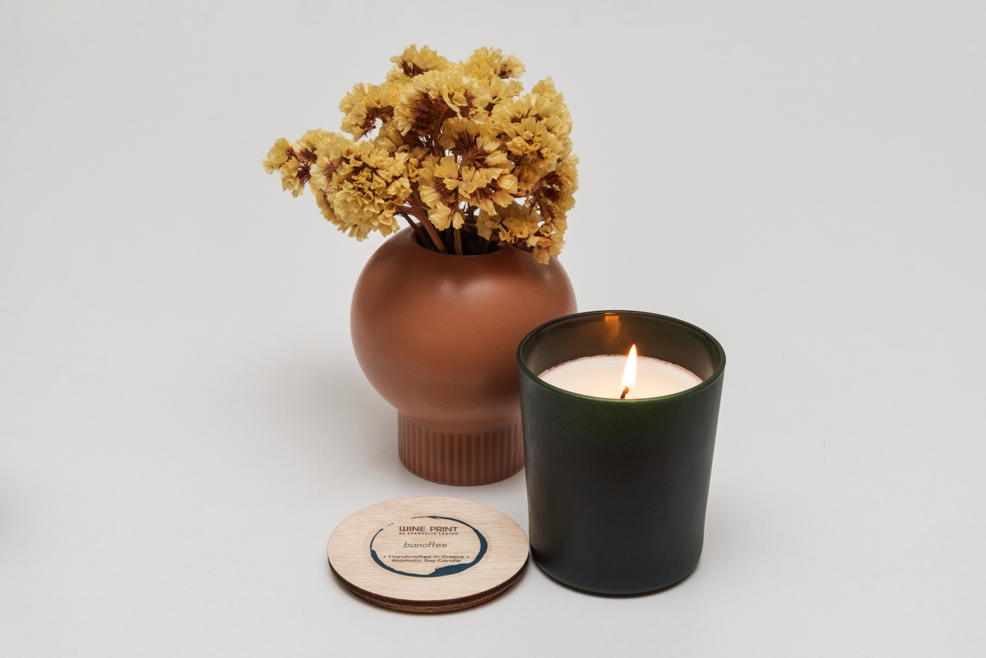 Banoffee Green ceramic cup